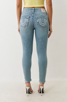 JENNIE BIG T BRAIDED HORSESHOE CURVY SKINNY JEAN, image 5