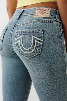 JENNIE BIG T BRAIDED HORSESHOE CURVY SKINNY JEAN, image 1