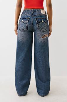 DISTRESSED MID RISE RELAXED STRAIGHT JEAN, image 7