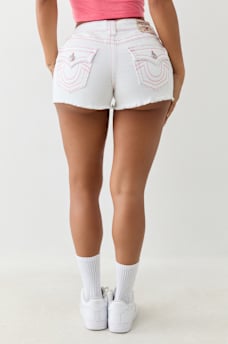 BUTTON UP MID RISE SHORT, image 5