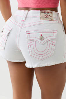 BUTTON UP MID RISE SHORT, image 1