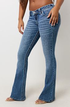 JOEY ULTRA LOW RISE FLARE JEAN, image 1