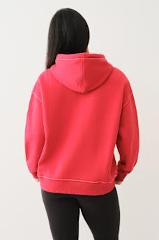RETRO BIG T BOYFRIEND ZIP HOODIE, image 3