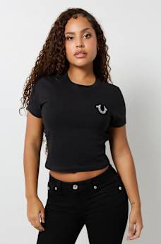 CRYSTAL WORLD TOUR BABY TEE, image 2