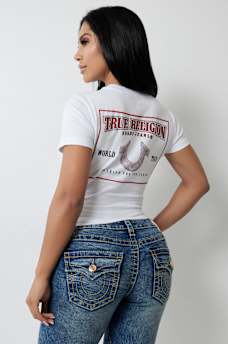 CRYSTAL WORLD TOUR BABY TEE, image 4