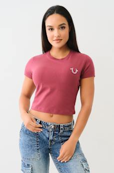 CRYSTAL WORLD TOUR BABY TEE, image 2