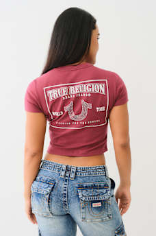 CRYSTAL WORLD TOUR BABY TEE, image 3