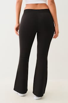 CRYSTAL LOGO MID RISE BOOTCUT SWEAT PANT, image 4