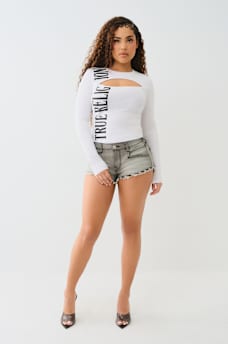 LONG SLEEVE KEYHOLE LOGO TOP, image 3