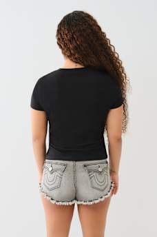 CRYSTAL LOGO BUDDHA TEE, image 4
