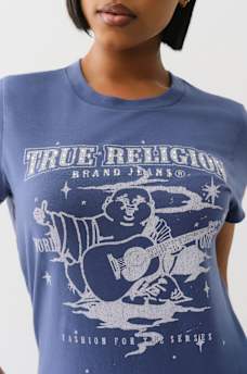 CRYSTAL LOGO BUDDHA TEE, image 1