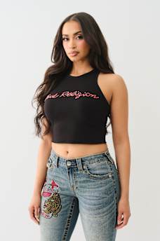 CRYSTAL LOGO CROP TANK, image 4