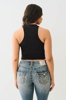 CRYSTAL LOGO CROP TANK, image 5