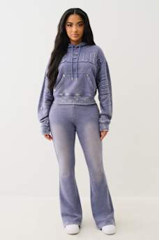 VINTAGE LOW RISE FLARE SWEAT PANT, image 2