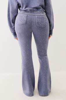 VINTAGE LOW RISE FLARE SWEAT PANT, image 4