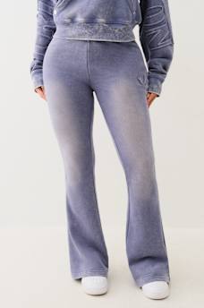 VINTAGE LOW RISE FLARE SWEAT PANT, image 1