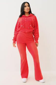 VINTAGE LOW RISE FLARE SWEAT PANT, image 2