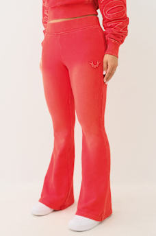 VINTAGE LOW RISE FLARE SWEAT PANT, image 3