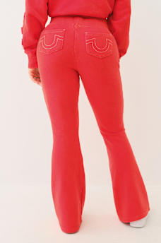 VINTAGE LOW RISE FLARE SWEAT PANT, image 4