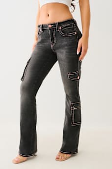 BECCA LUREX BIG T BOOTCUT JEAN, image 3