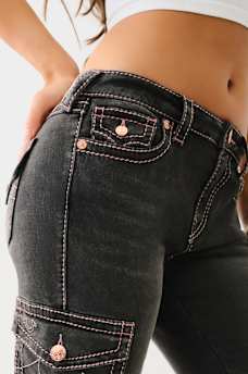 BECCA LUREX BIG T BOOTCUT JEAN, image 7