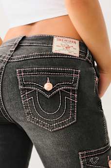 BECCA LUREX BIG T BOOTCUT JEAN, image 1