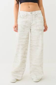 JESSIE MID RISE BIG T BAGGY JEAN, image 1
