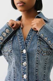 LONG SLEEVE DENIM SHIRT, image 4