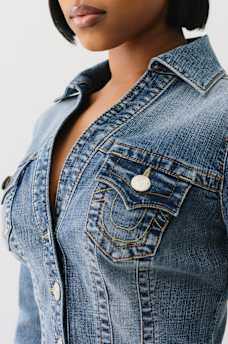 LONG SLEEVE DENIM SHIRT, image 5