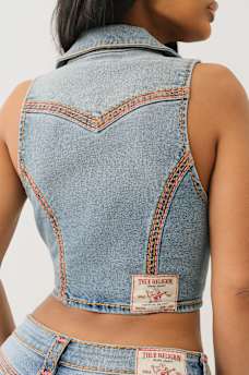 SUPER QT DENIM VEST, image 4
