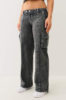 BOBBI LOW RISE BIG T RELAXED CARGO PANT, image 3