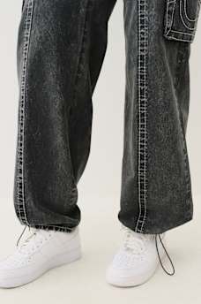 BOBBI LOW RISE BIG T RELAXED CARGO PANT, image 9