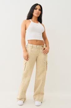 BOBBI LOW RISE BIG T RELAXED CARGO PANT, image 2