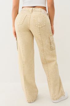 BOBBI LOW RISE BIG T RELAXED CARGO PANT, image 4
