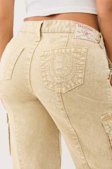 BOBBI LOW RISE BIG T RELAXED CARGO PANT, image 5