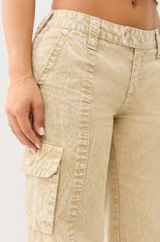 BOBBI LOW RISE BIG T RELAXED CARGO PANT, image 6