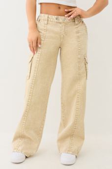 BOBBI LOW RISE BIG T RELAXED CARGO PANT, image 1