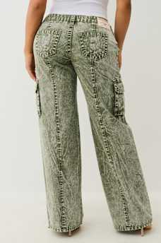 BOBBI LOW RISE BIG T RELAXED CARGO PANT, image 4