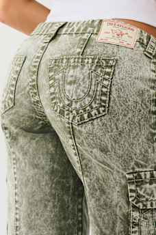 BOBBI LOW RISE BIG T RELAXED CARGO PANT, image 5