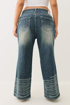 PLUS BOBBI MID RISE BIG T BAGGY JEAN, image 5
