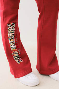 CRYSTAL TIGER FLARED SWEAT PANT, image 6
