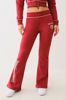 CRYSTAL TIGER FLARED SWEAT PANT, image 1