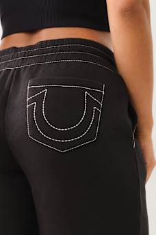 PANTALONES JOGGER AMPLIOS BORDADOS