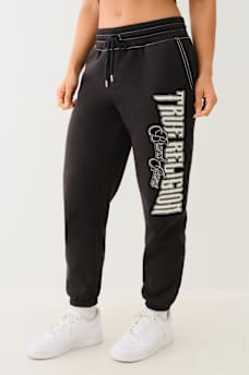 PANTALONES JOGGER AMPLIOS BORDADOS