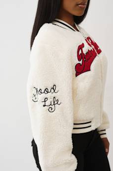 VARSITY CHENILLE BOMBER JACKET, image 5