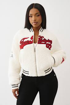 VARSITY CHENILLE BOMBER JACKET, image 1