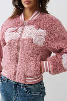 VARSITY CHENILLE BOMBER JACKET, image 1