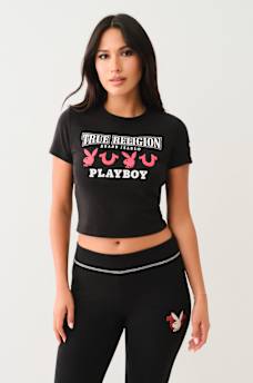 TRUE RELIGION X PLAYBOY BABY TEE, image 2