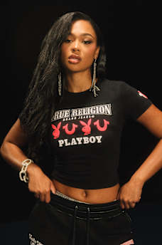 TRUE RELIGION X PLAYBOY BABY TEE, image 1