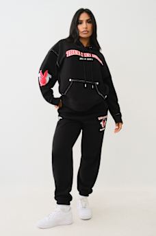 TRUE RELIGION X PLAYBOY FLEECE BOYFRIEND HOODIE, image 4